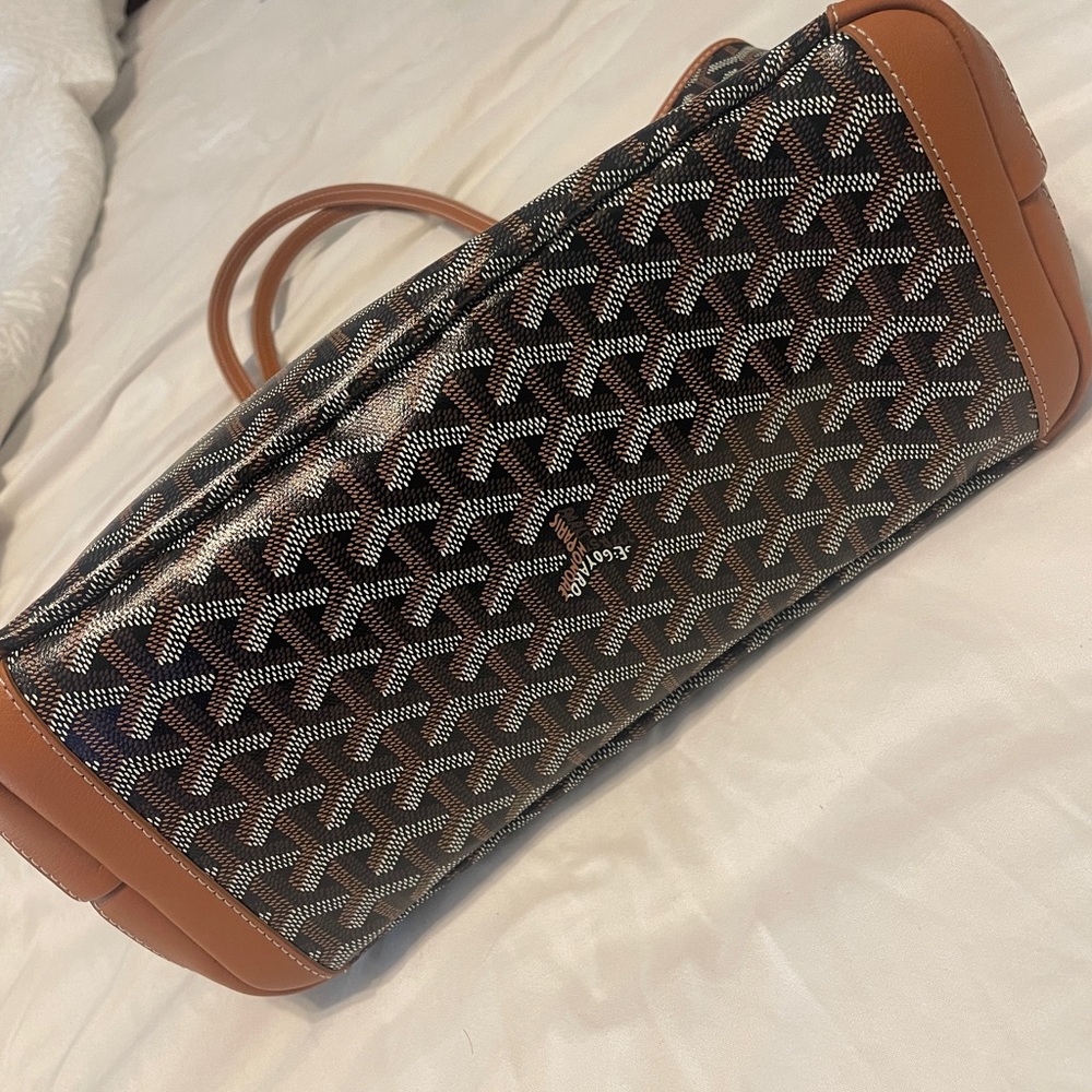 Goyard Brown/Black Artois PM tote bag- like new! 100% Authentic - Picture 5 of 9